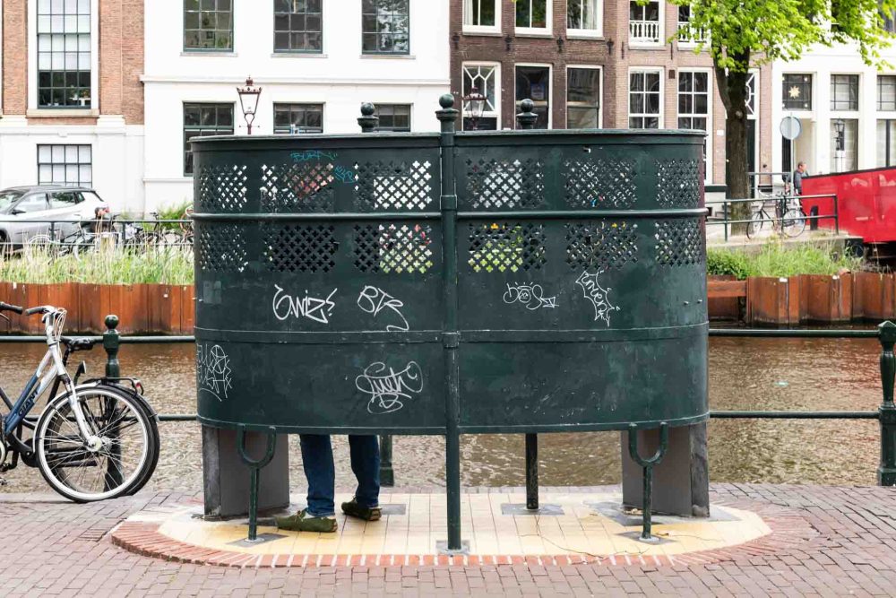 Dubbele krul Westerkerk Homomonument Amsterdam