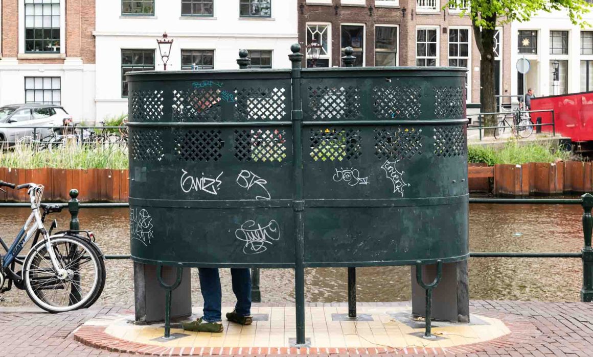 Dubbele krul Westerkerk Homomonument Amsterdam