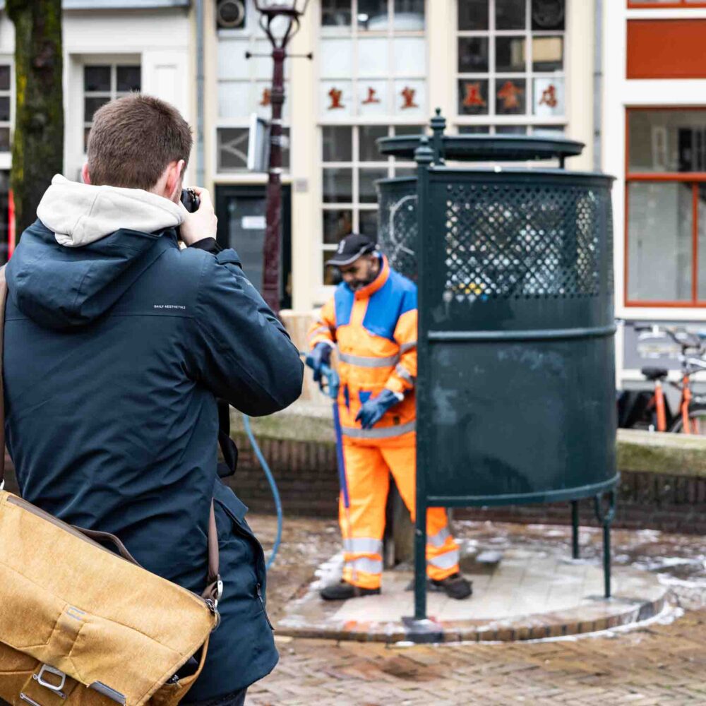 Fotografie Renzo Gerritsen plaskrul schoonmaak