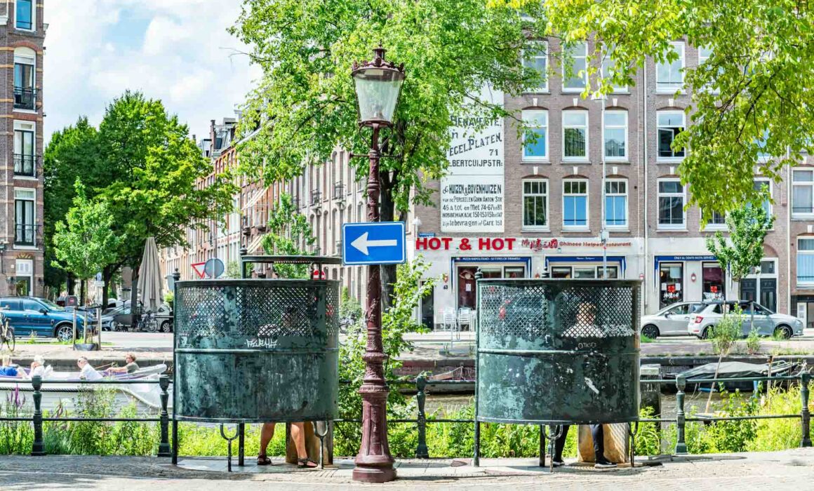 Plaskrul Amsterdam Ruysdaelkade openbaar toilet