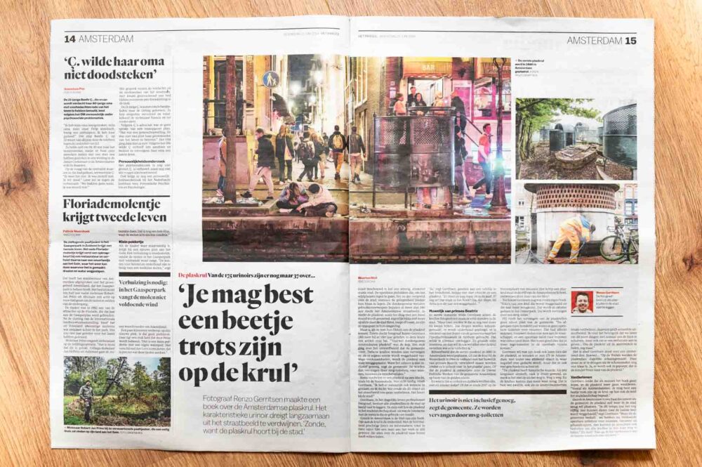 Gezeik in Amsterdam Parool