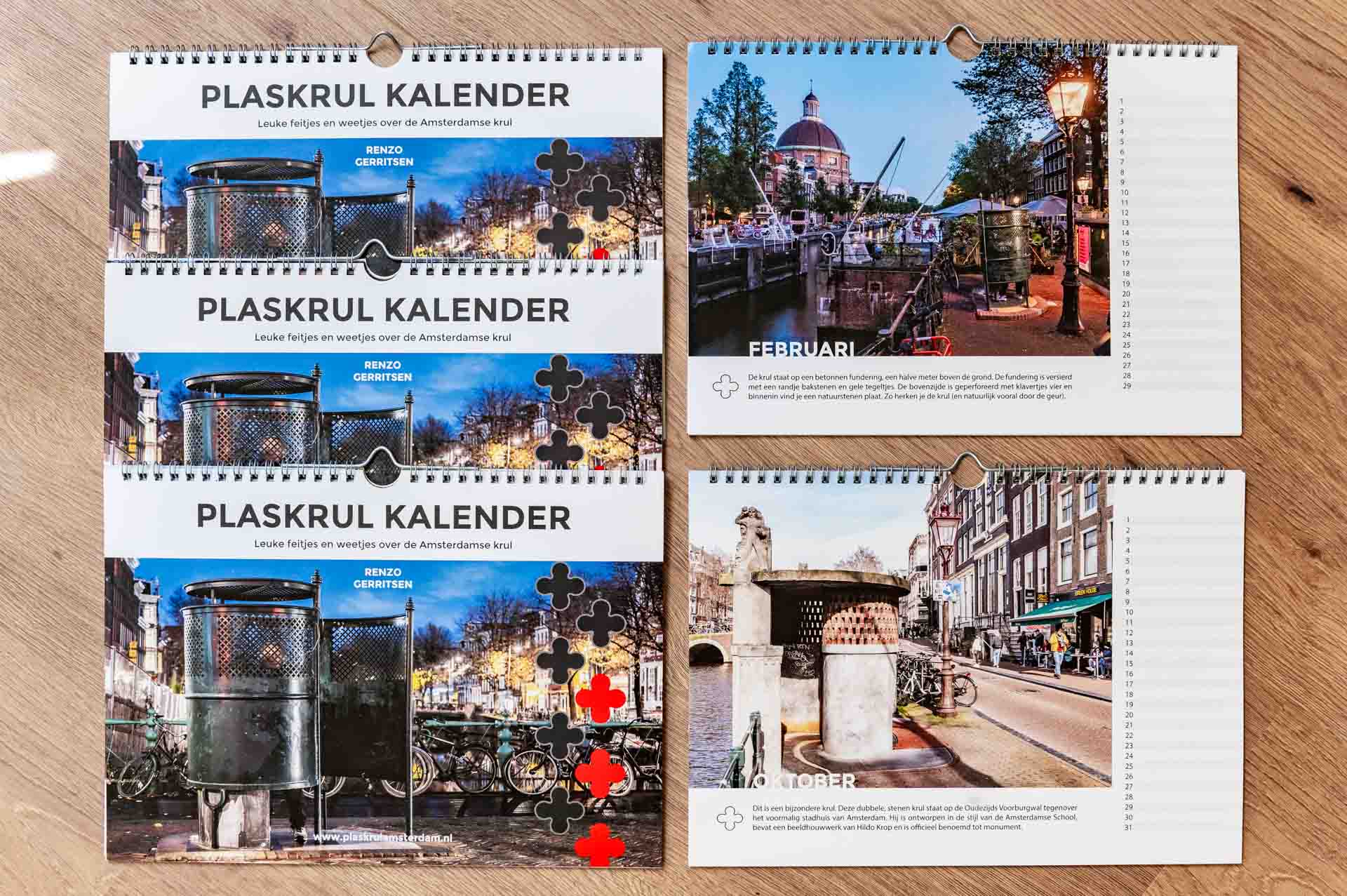 Kalender Plaskrul Amsterdam