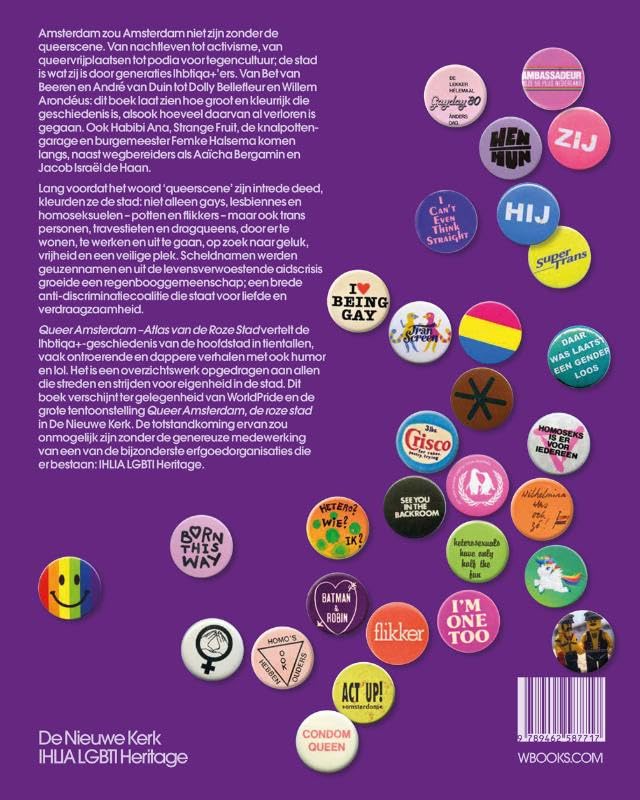Atlas van Queer Amsterdam achterkant